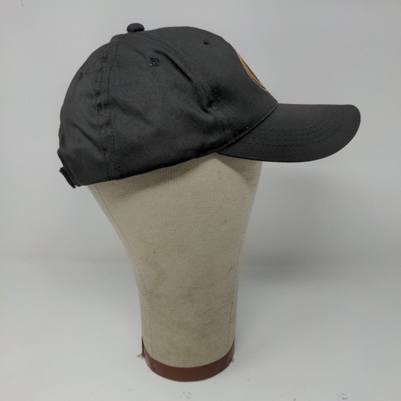 Quaker State Men's Strapback Hat Cap OSFA Black Adjustable Embroidered Logo - Picture 6 of 10